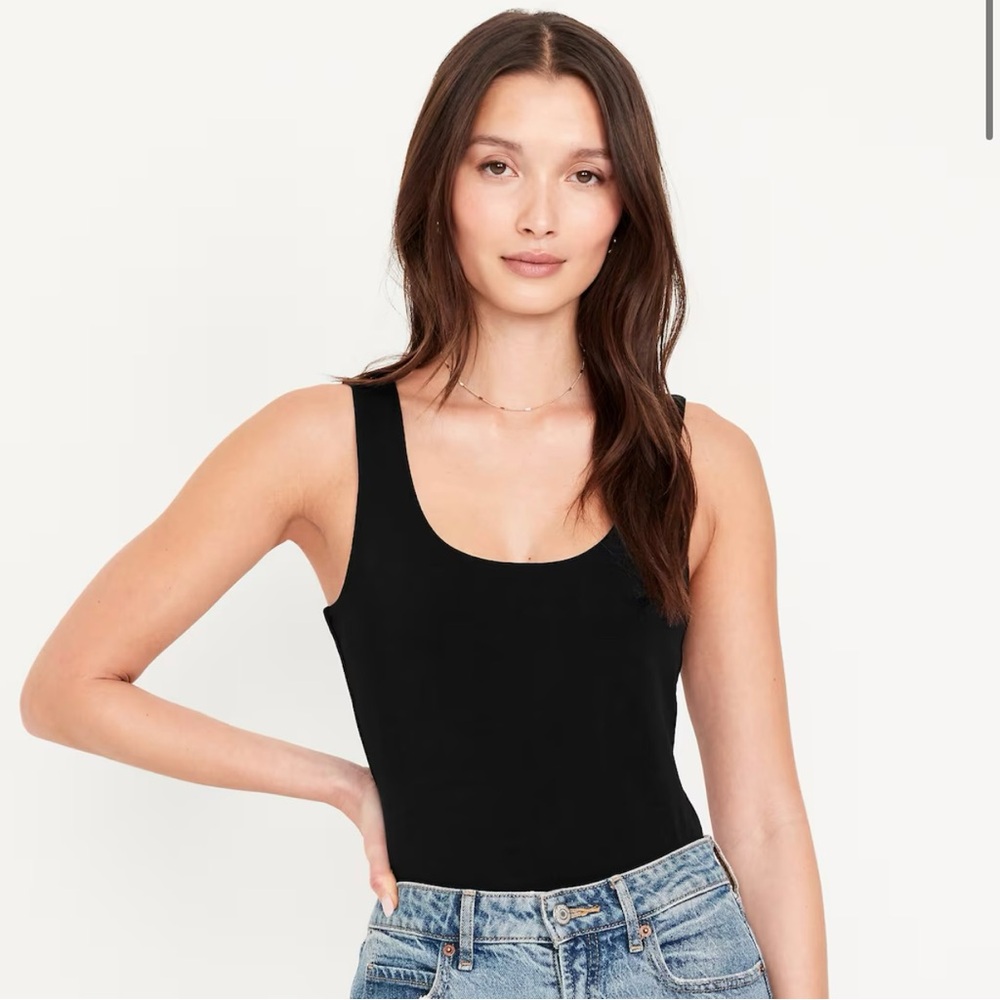Old Navy Double-Layer Scoop-Neck Bodysuit - XL